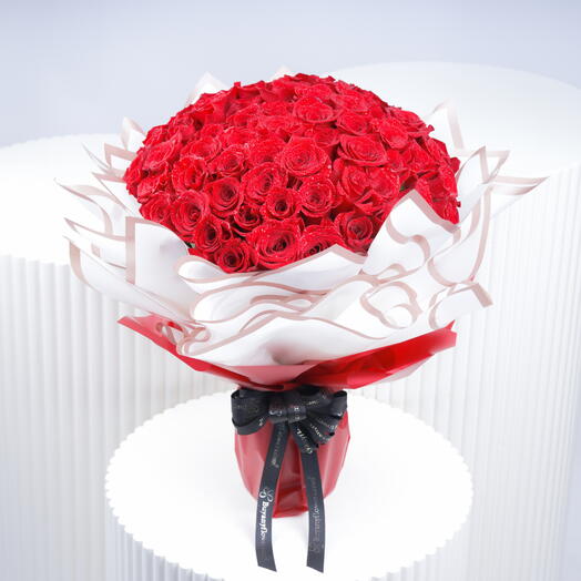 Ramo Mi Amor de 75 rosas rojas