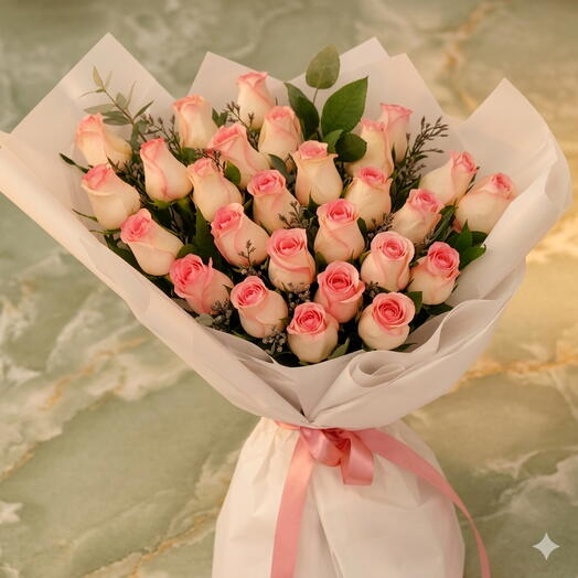 25 Pink Roses  One for Every Reason She s Everything