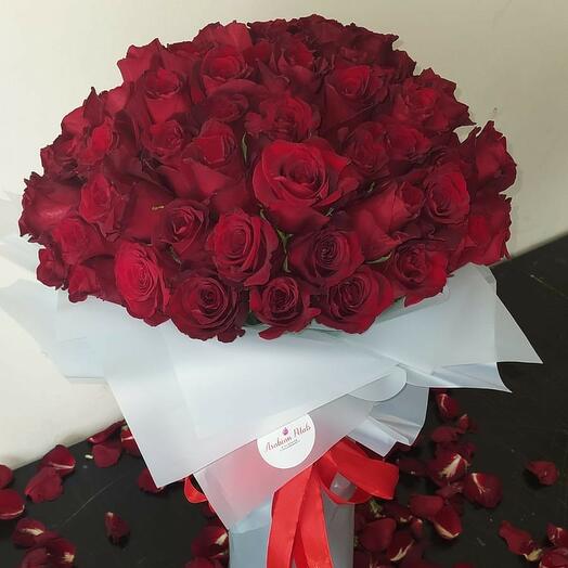 Premium Red Roses Arrangement