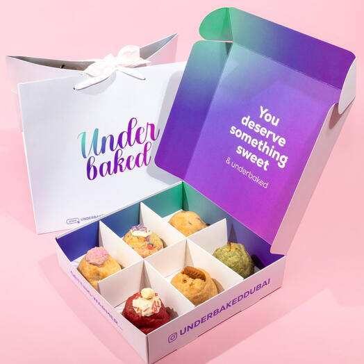 Коробка больших печений с начинкой (6 шт.)