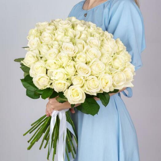51 White Roses Bouquet - 1956