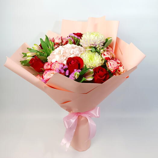 Red Pink Bouquet