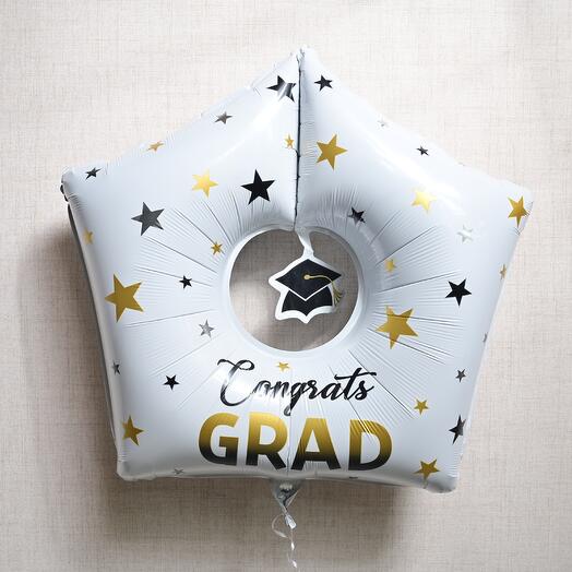 Выпускной воздушный шар-звезда 6715