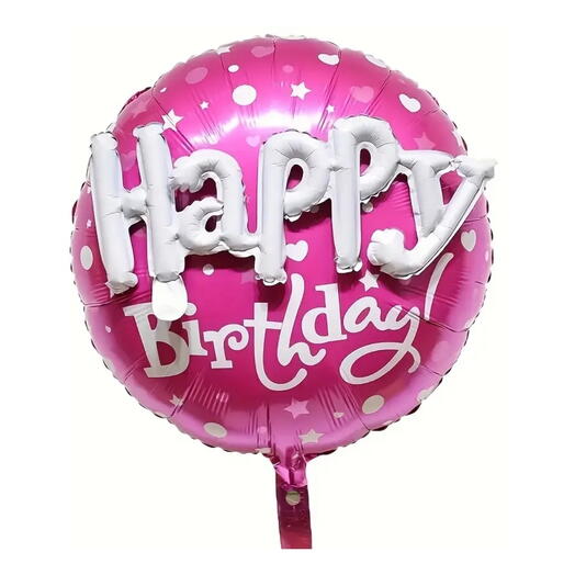 Grand ballon d'anniversaire rose de 22"