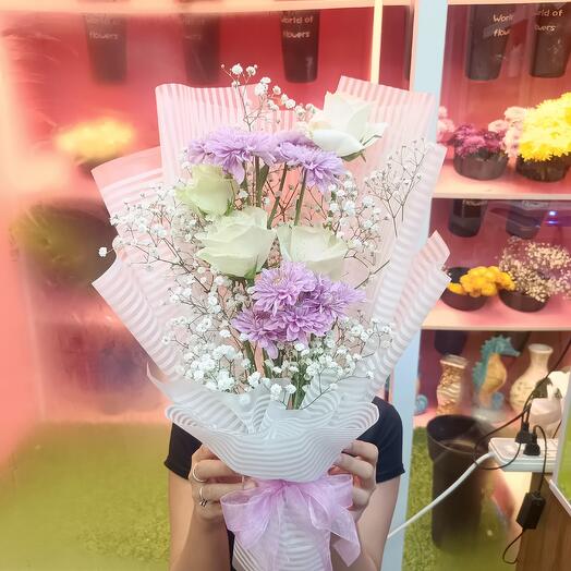 Цветок в полоску