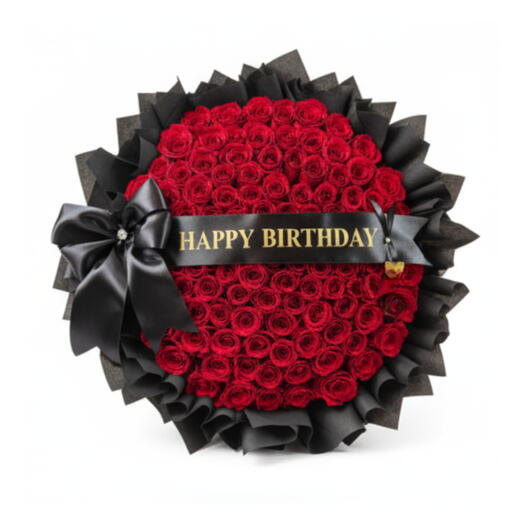 Birthday Bouquet: 100 Premium Luxury Roses
