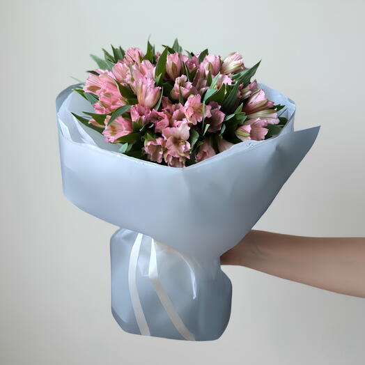 Розовый шёпот – 11 альстромерий