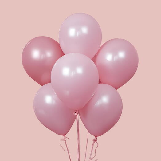 Pink Helium Balloon Set of 9 – Elegant   Charming Party Decoration