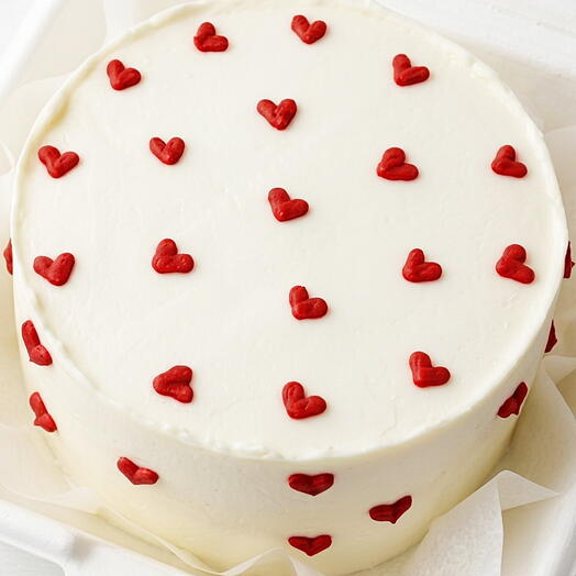 إظهار رسالة مخفية قلوب حمراء كعكة بنتو دبي شوكولاتة