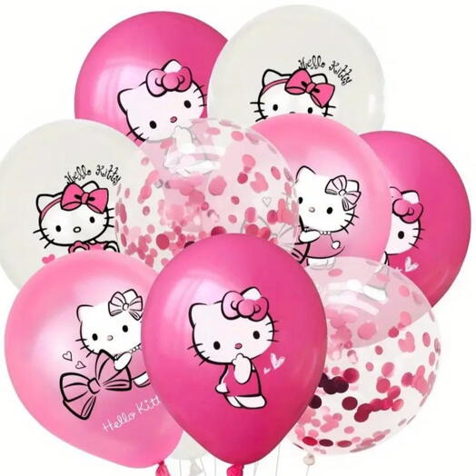 Balloons hello kitty (9pic)