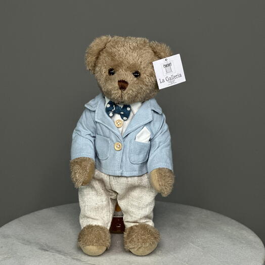 Dapper Powder Blue Bear
