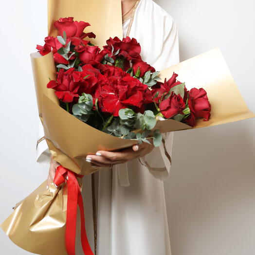 Red Rose honey Bouquet