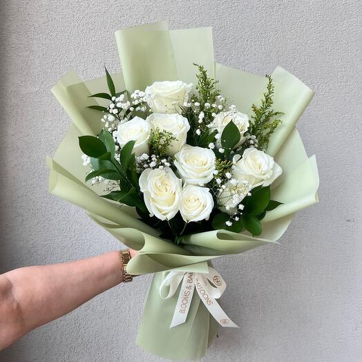 Bouquet de fleurs blanches