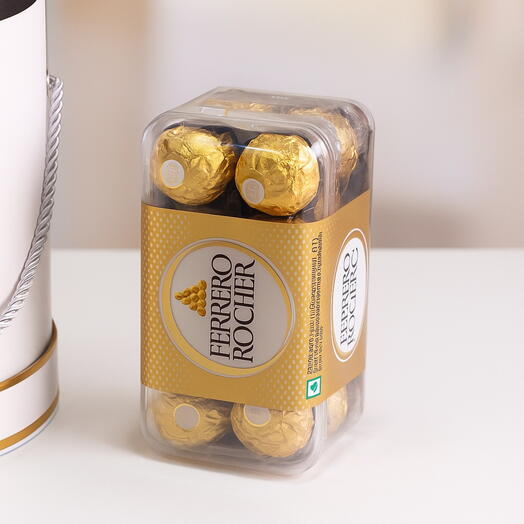 UAE Pride Caja de flores Marina | 20 rosas bandera   Ferrero Rocher – Regalo nacional de lujo