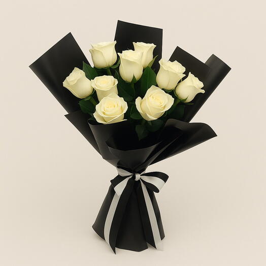 11 White Roses