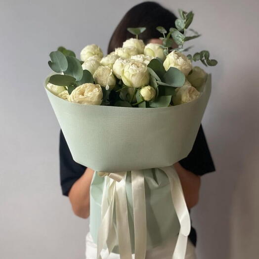 Pillow Talk - Пионовый букет – подарок на день рождения и годовщину для неё