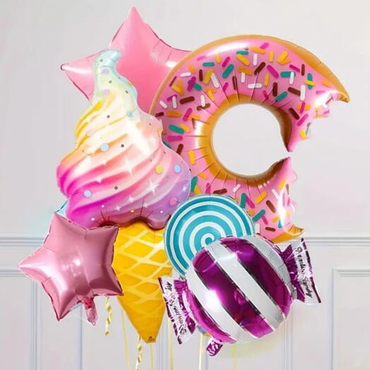 Donuts balloons (9pic)