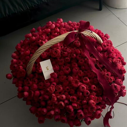 Premium red basket