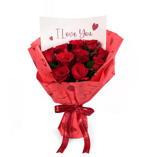 Букет «10 причин, по которым я тебя люблю»