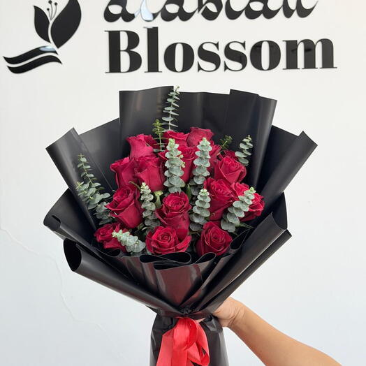 Ramo de 18 rosas rojas