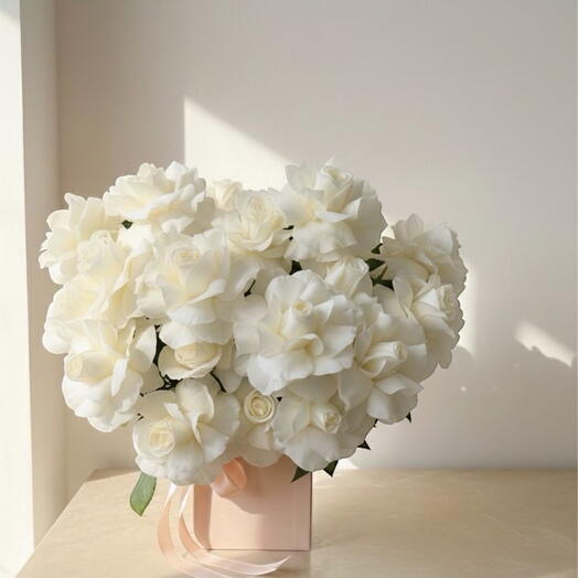 Elegant flowers in box