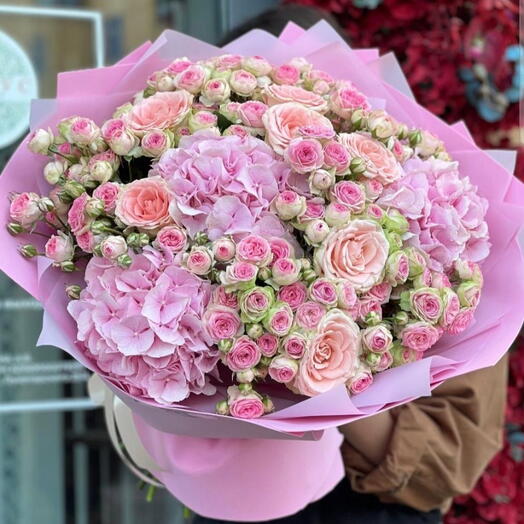 Elegance Pink Flower Bouquet