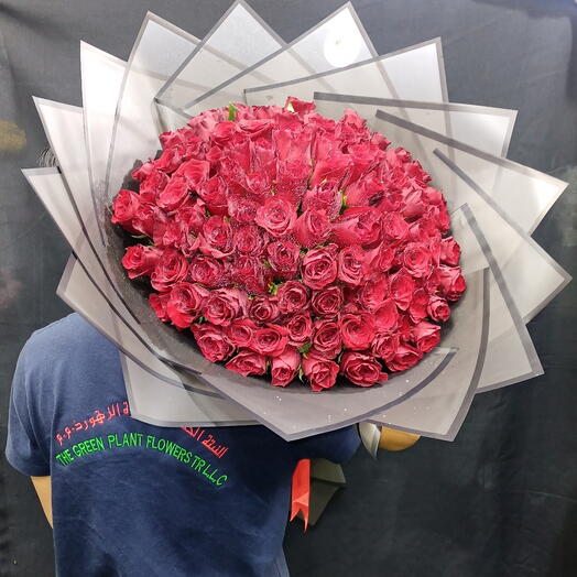 99 Red rose bouquet