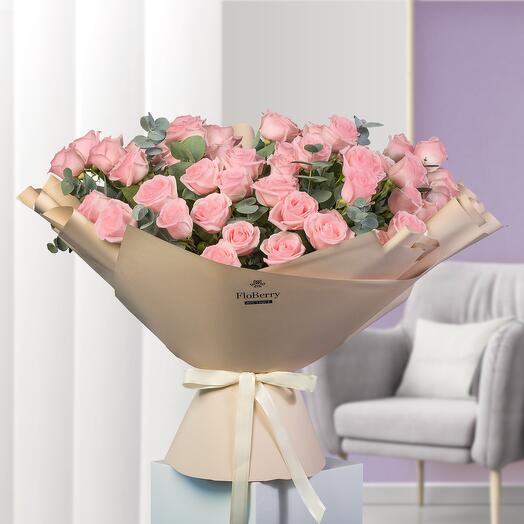 51 Light Pink Roses Air