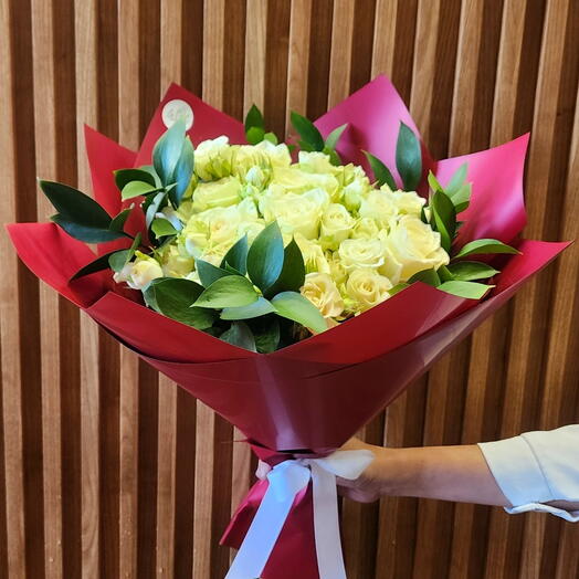 20 белых роз - Вечная любовь