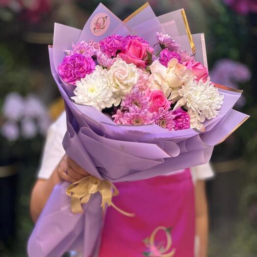 Фиолетовый букет