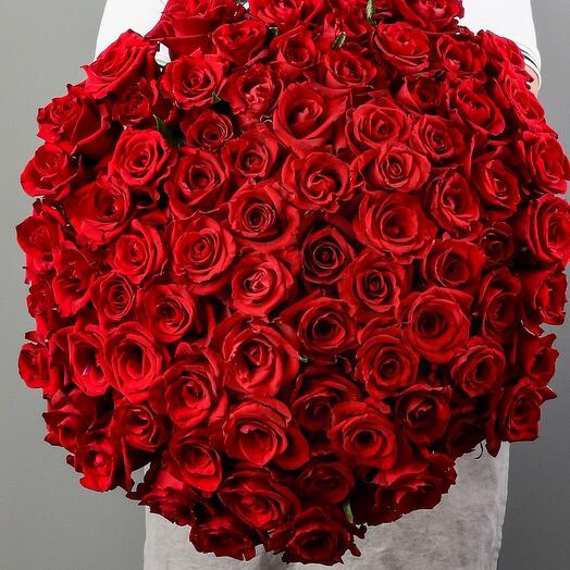 Red Rose 100 pcs Grand Bouquet