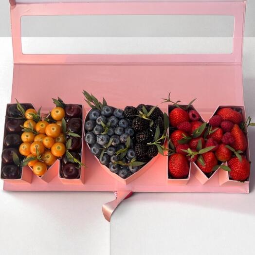 Best Mom Ever – Premium Mixed Berries Gift Box by Fruitify