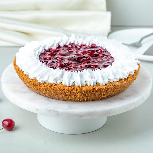 Пирог-чизкейк с вишней