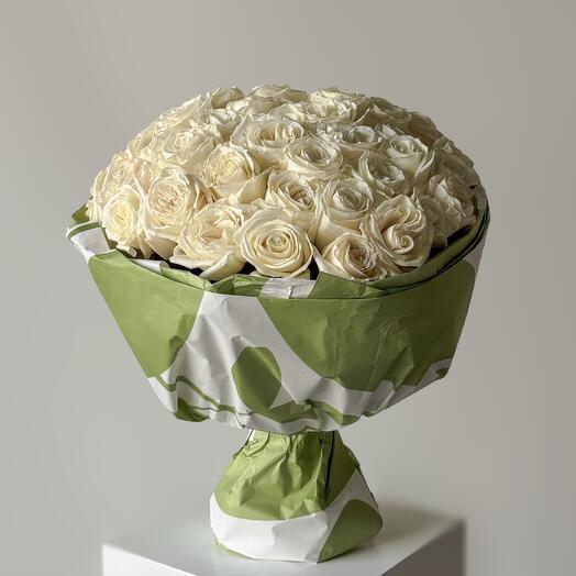 White roses (40 pcs)