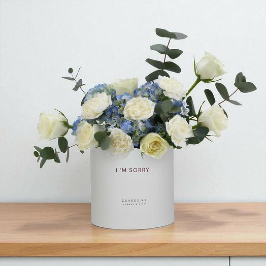 Спокойные Пожелания Извини Цветочный Бокс