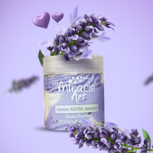 Масло для тела Miracle Art - аромат Lavender Lush - натуральные ингредиенты
