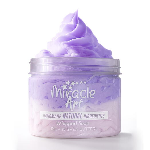 Miracle Art - Lavender Lush Whipped Soap - 7 OZ