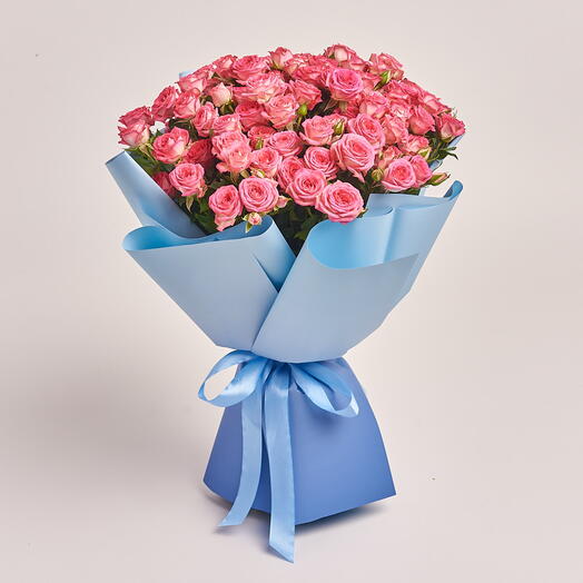 Glisten- 51 pink spray rose Bouquet