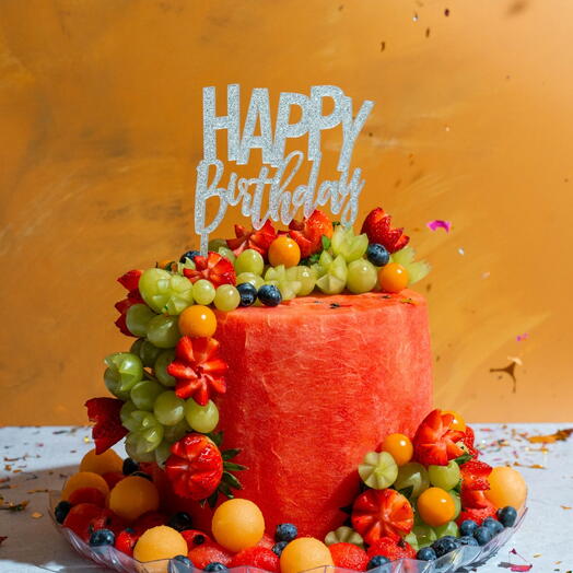 Grapeful Melon Cake (8-16 pp)