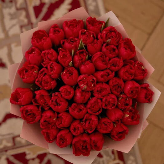 Tulipanes monocromáticos