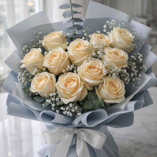 Голубой цветок