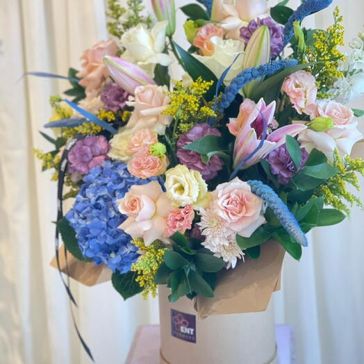 Цветы в коробке3