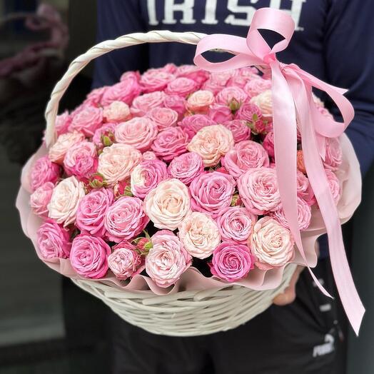 Flowers in basket