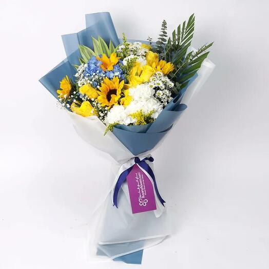 Suited Flower Bouquet