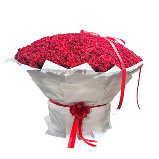 Panier Saint-Valentin 1001 roses