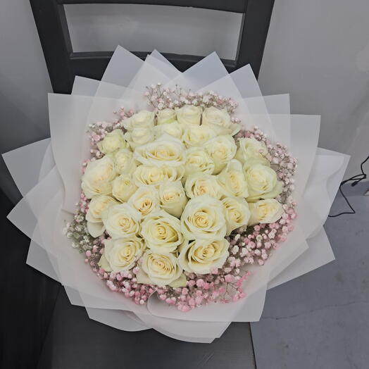 Белая athena гипсофила