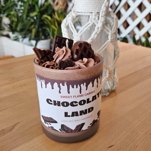 Свеча Chocolate Land Dessert