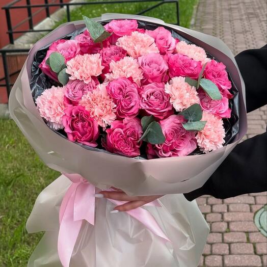 Country Blues lilac flower Bouquet