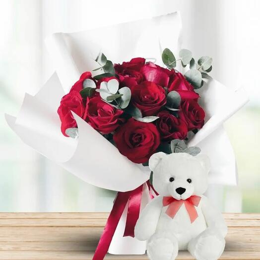 Мишка   Цветочный Роман