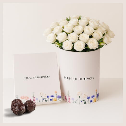 Harmony белые розы - комбо-бокс